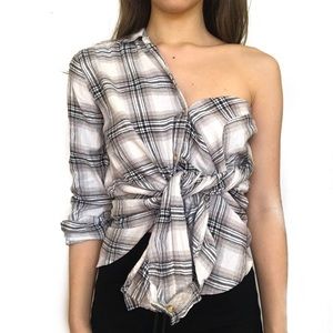 Hollister plaid top shirt